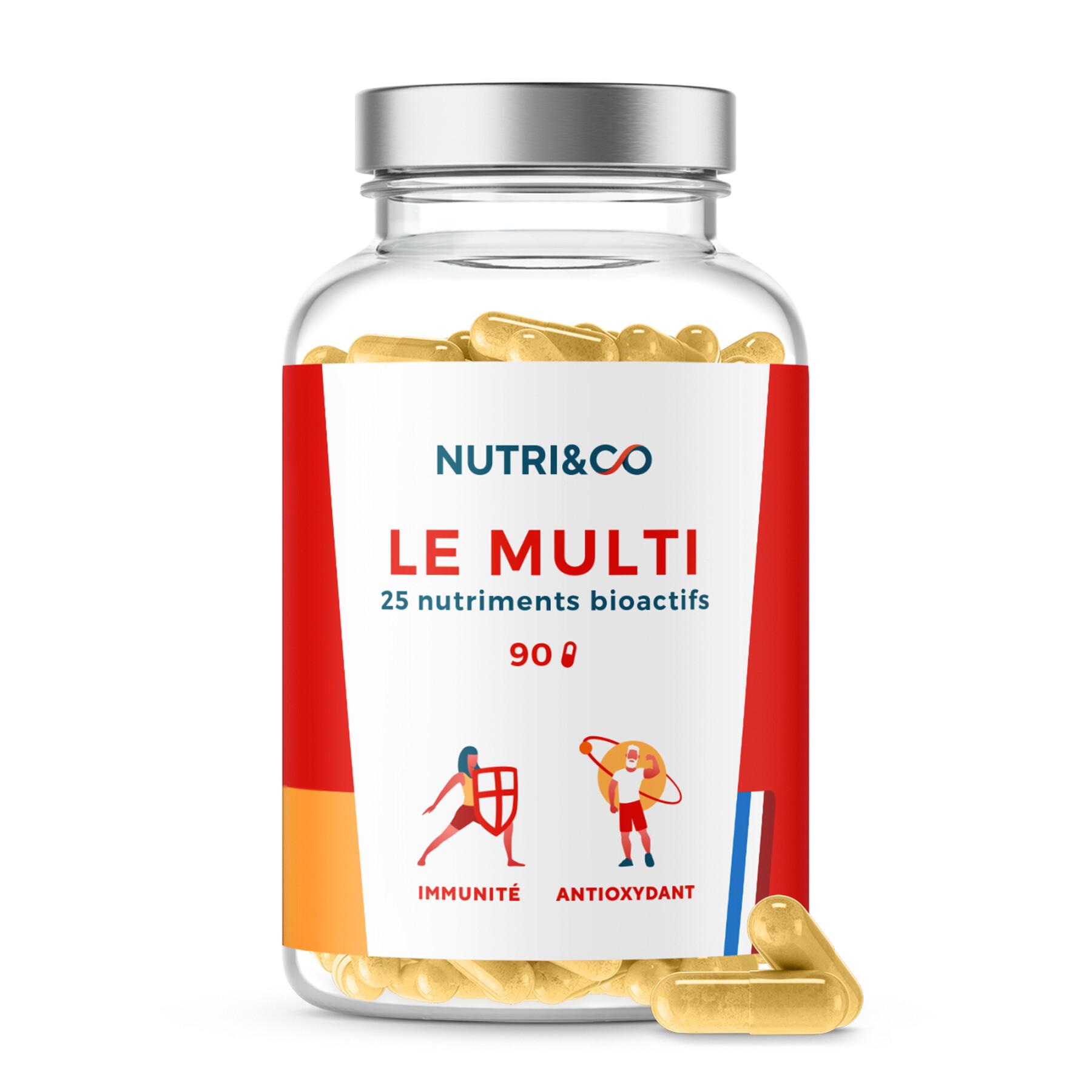 Multivitamin kosttillskott - 90 kapslar Nutri&Co