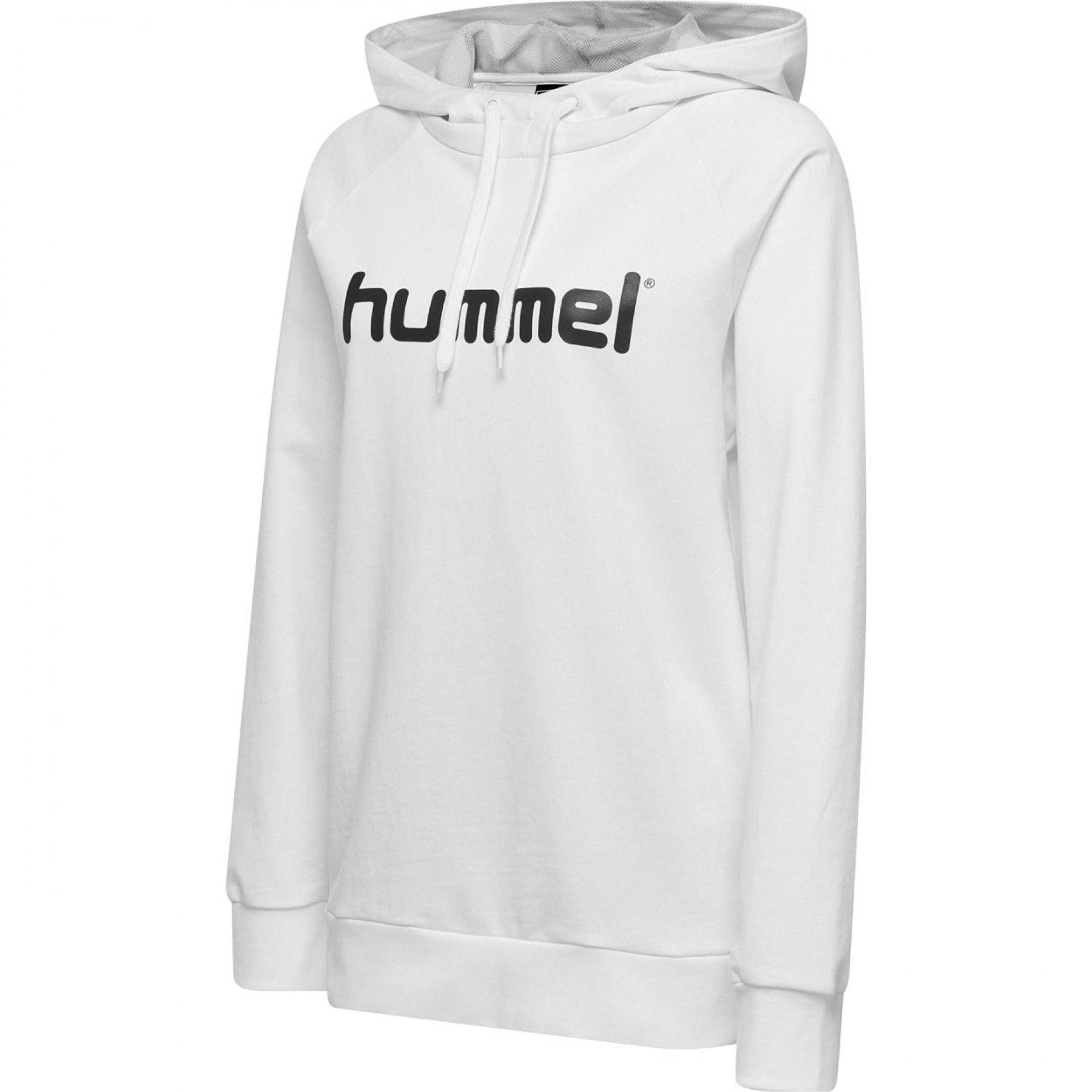 Sweatshirt med huva för kvinnor Hummel Cotton Logo
