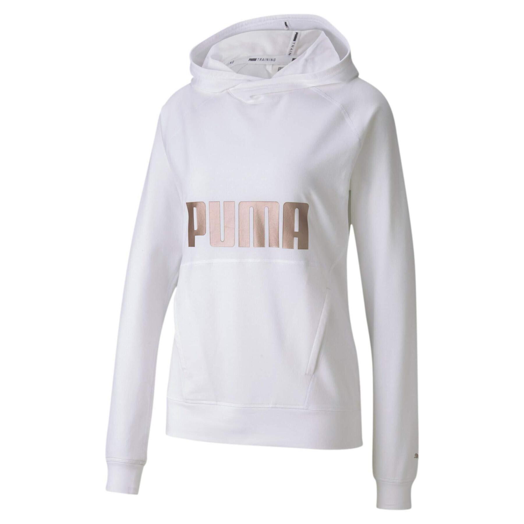 Huvtröja för kvinnor Puma logo