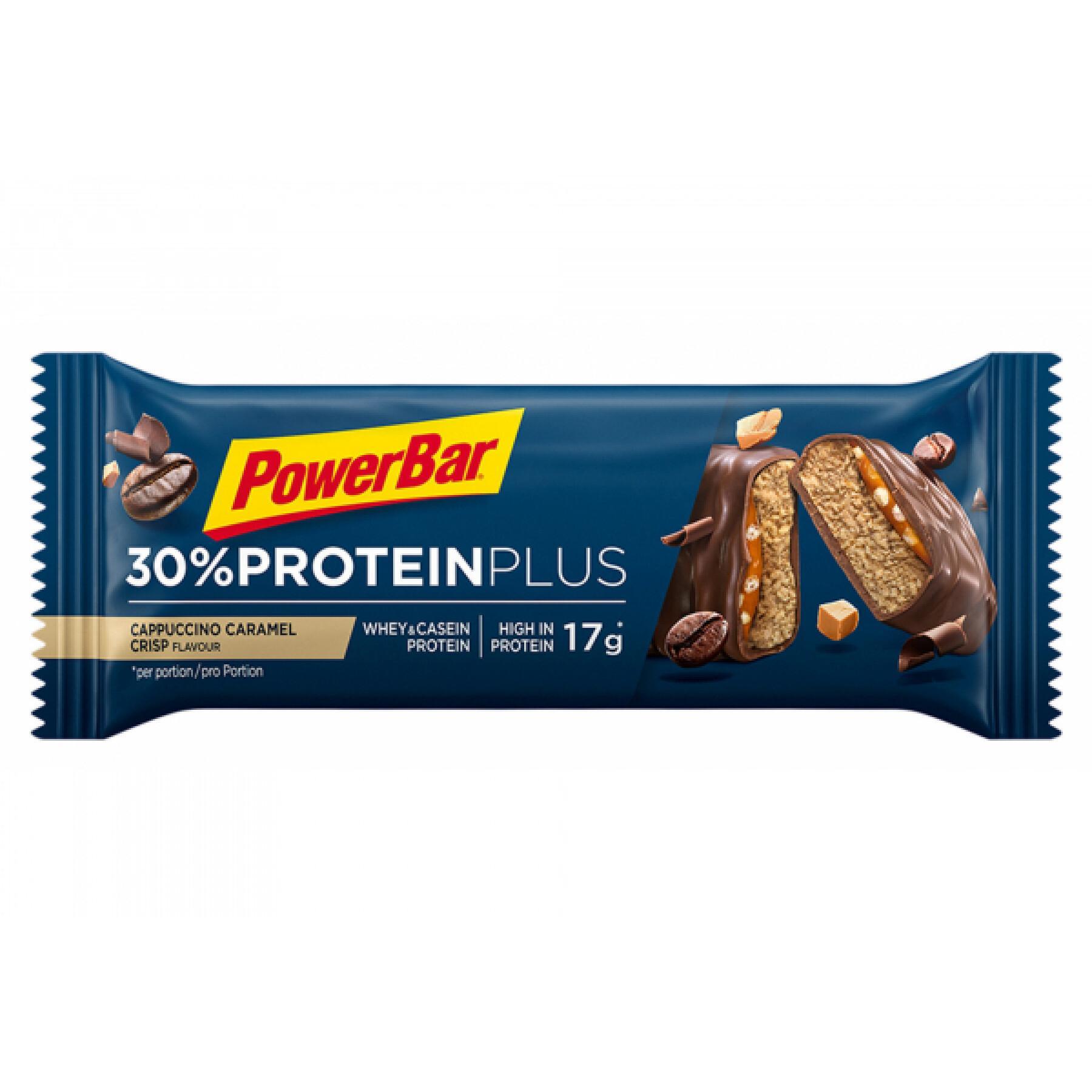 Batch om 15 barer PowerBar ProteinPlus 30 % - Cappuccino-Caramel-Crisp