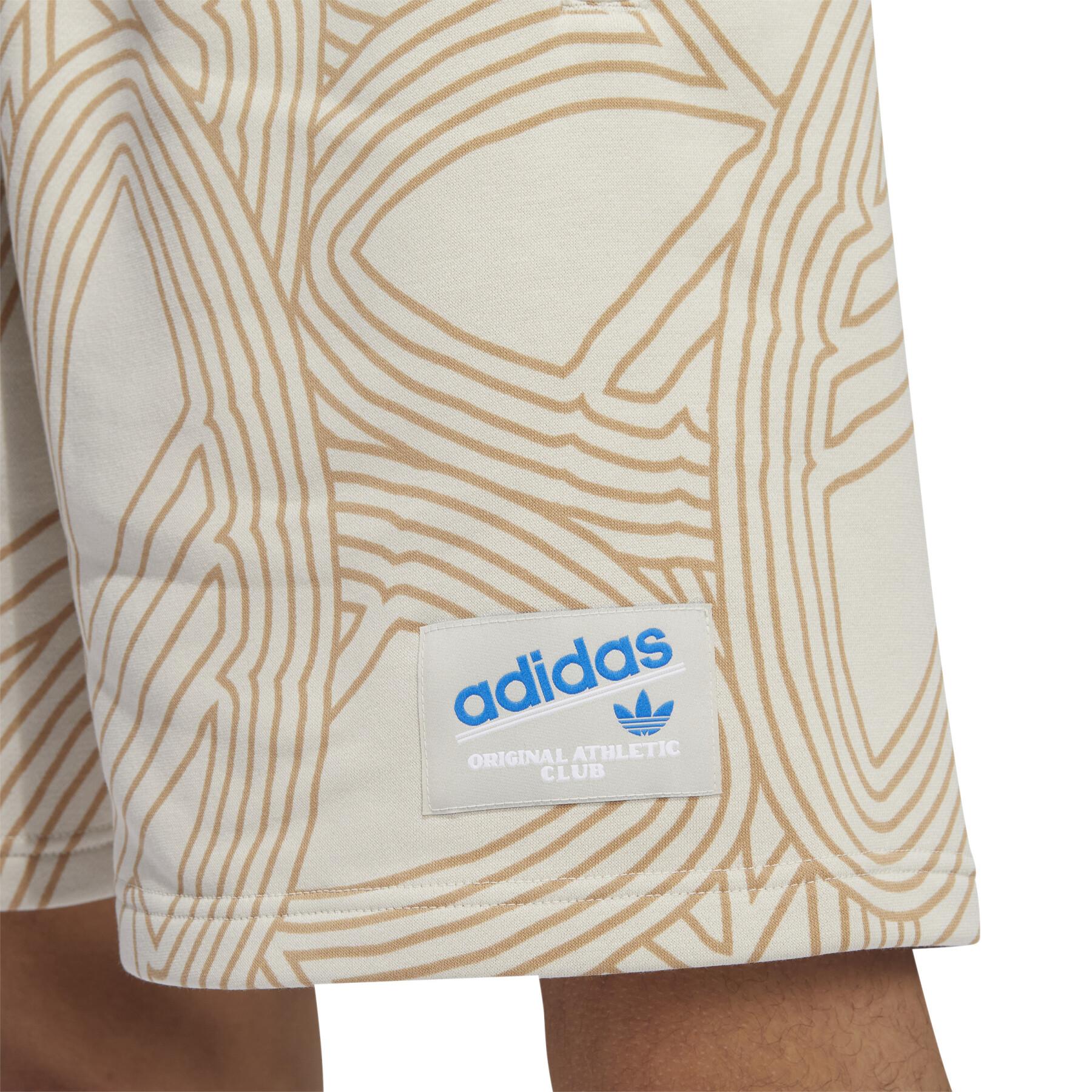 Shorts med tryck överallt adidas Originals Athletic Club