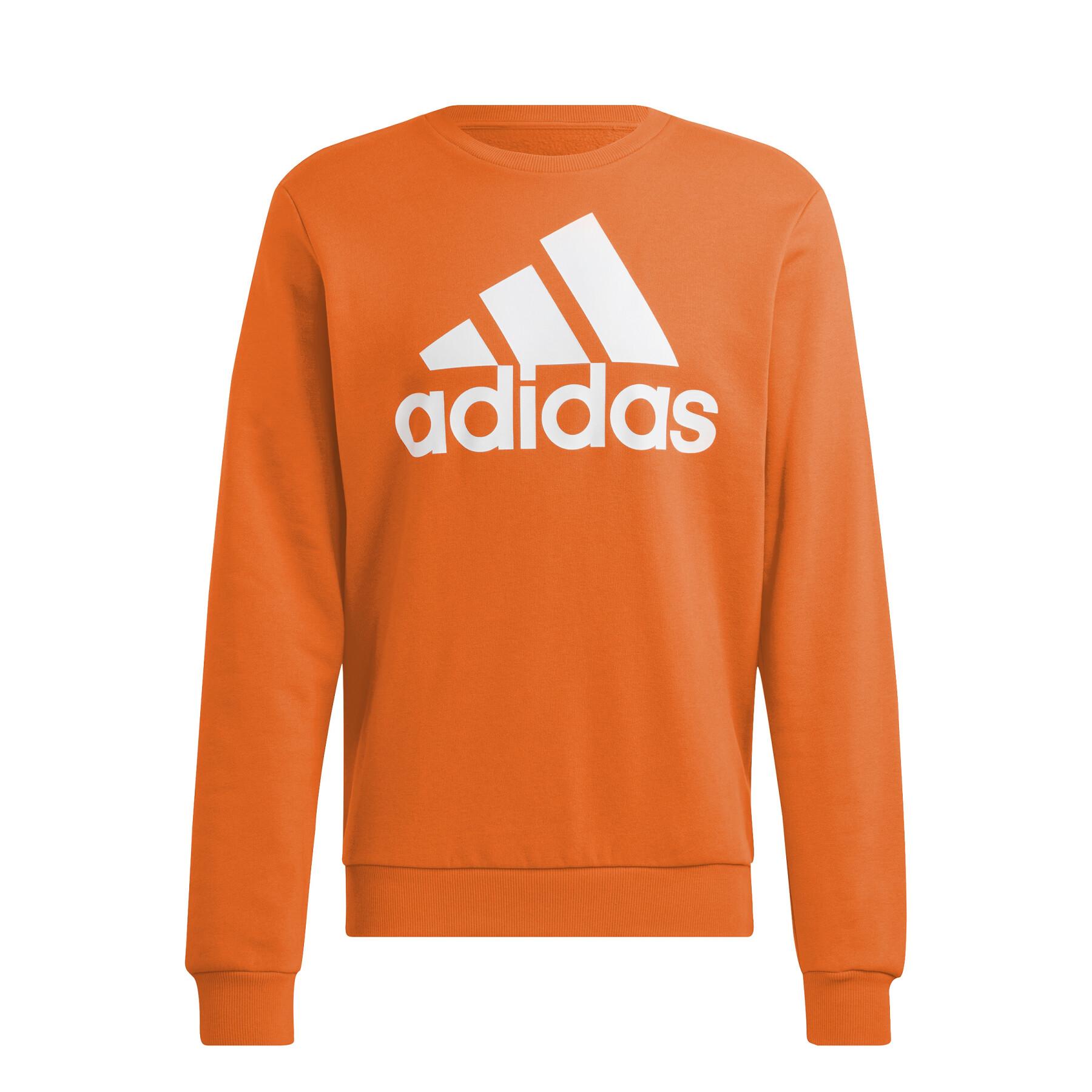 Sweatshirt med stor logotyp adidas Essentials