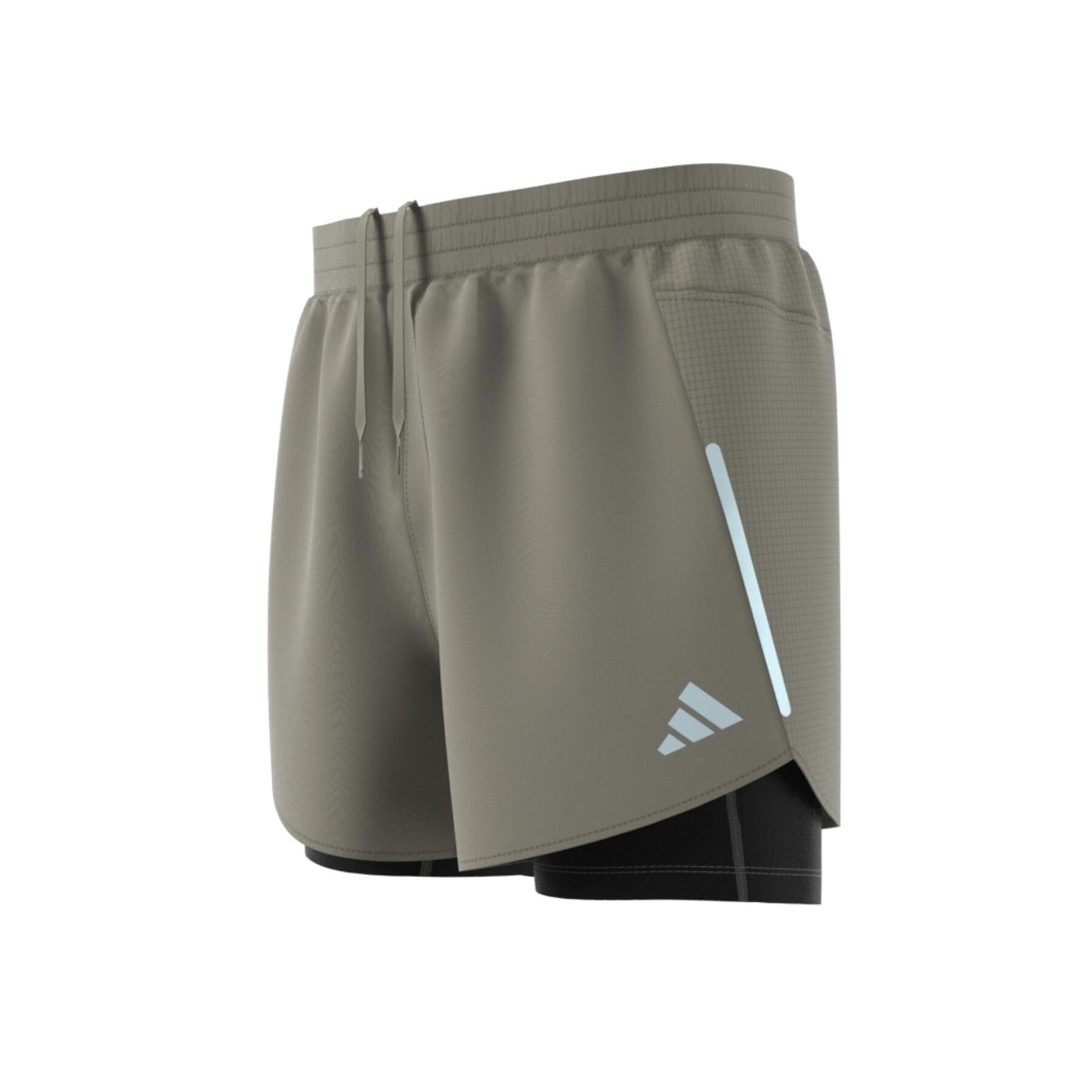 2 i 1 shorts adidas Designed for Running