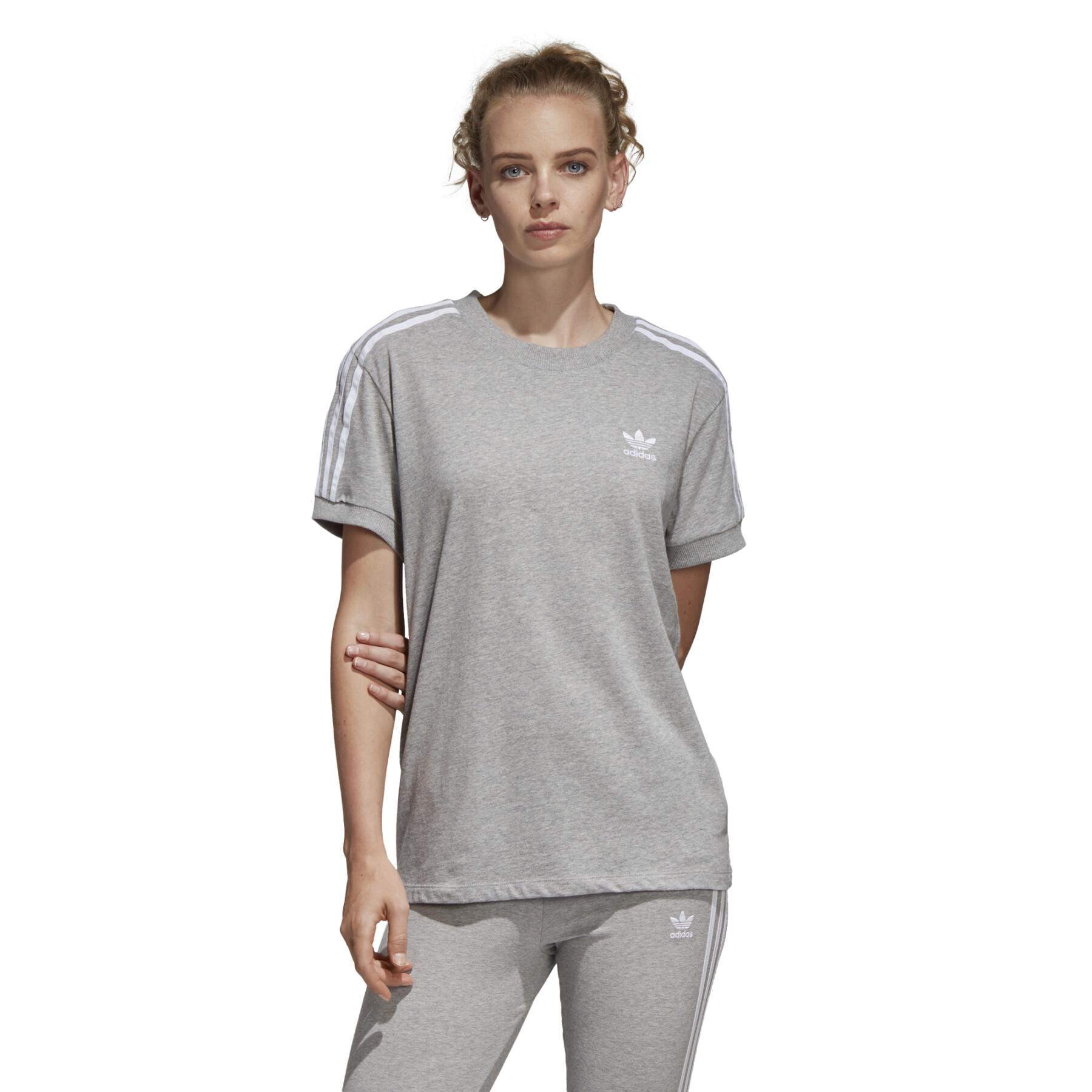 T-shirt för kvinnor adidas 3-Stripes Sporty