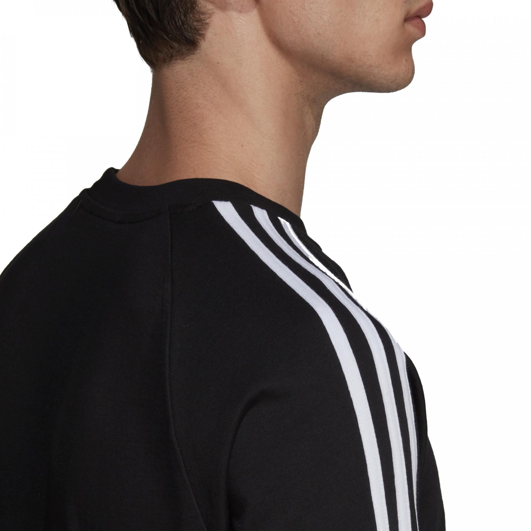 Långärmad T-shirt adidas 3-Stripes noir