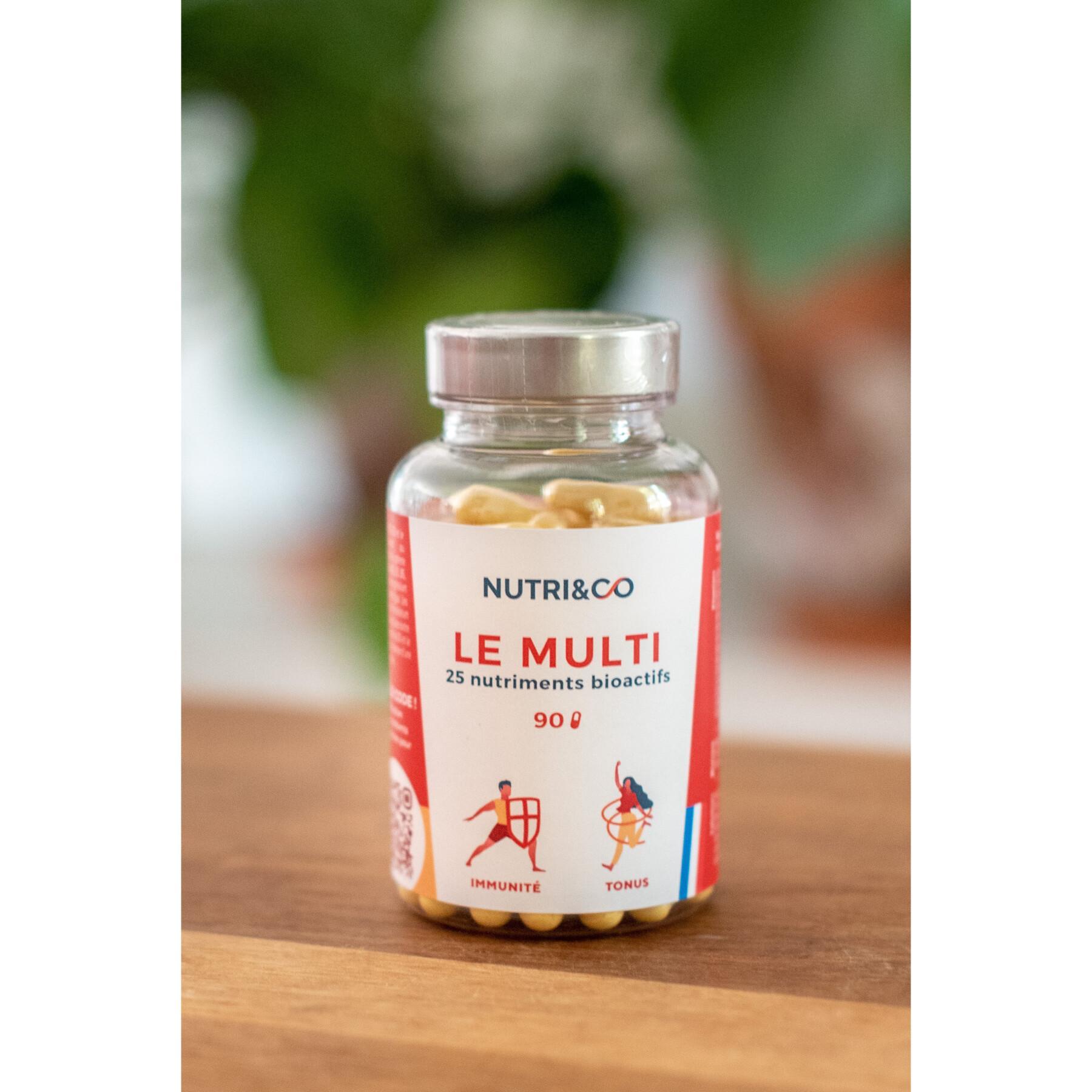 Multivitamin kosttillskott - 90 kapslar Nutri&Co