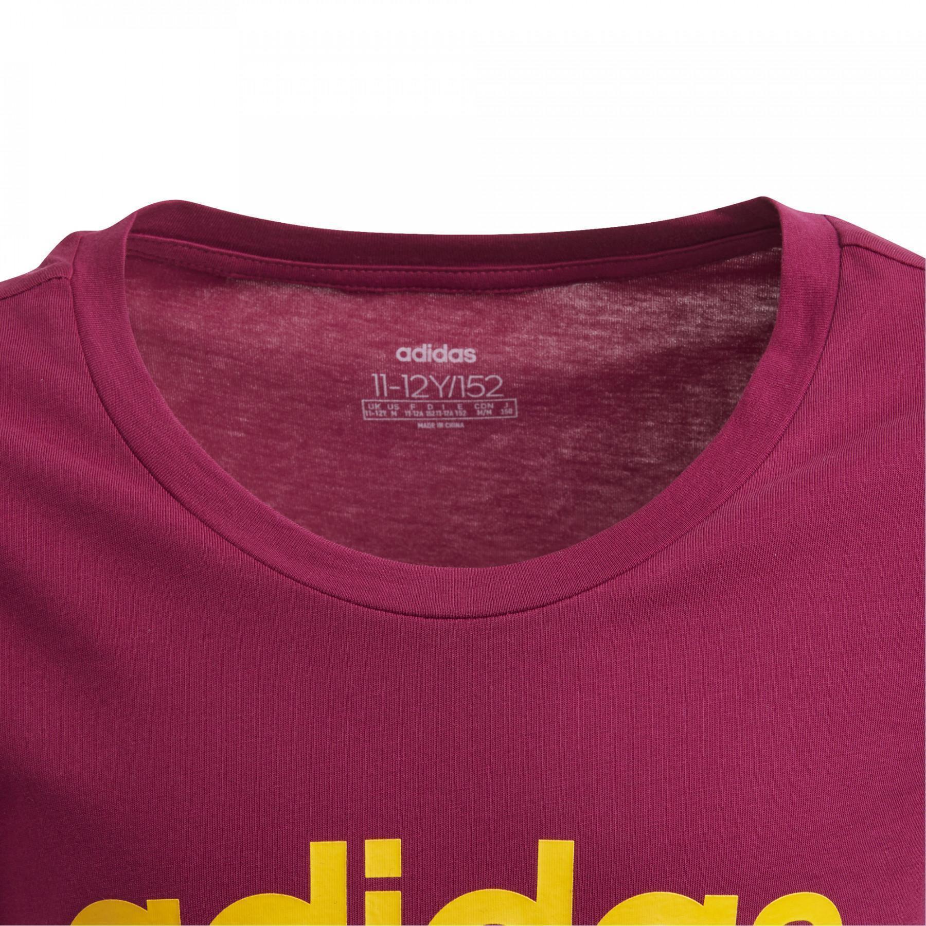 T-shirt för flickor adidas Essentials Linear
