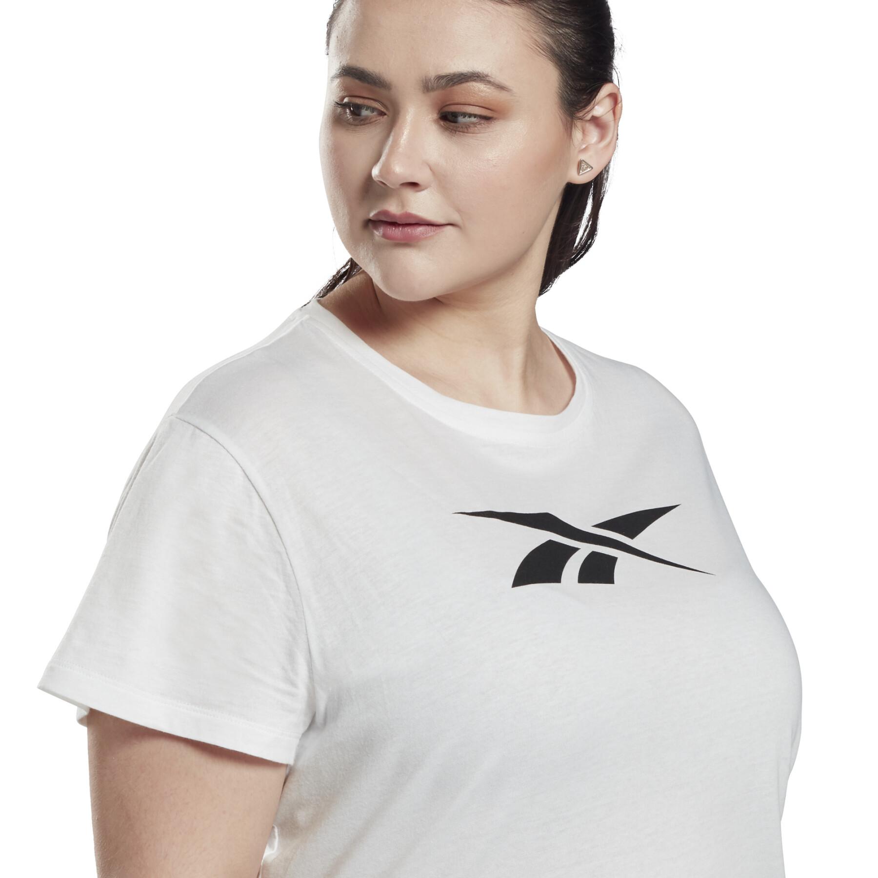 T-shirt för kvinnor Reebok Graphic Vector (Grandes tailles)