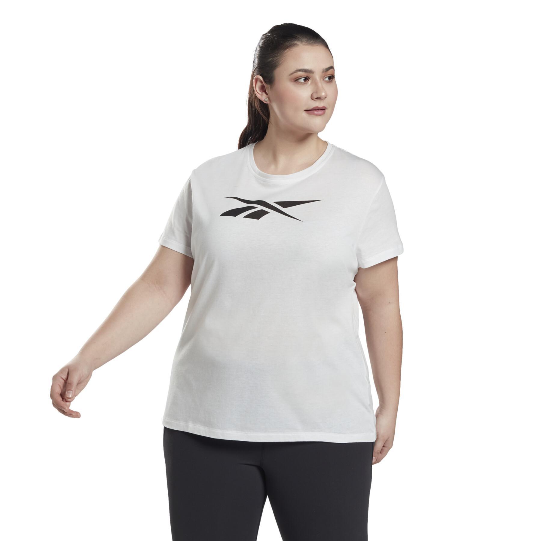 T-shirt för kvinnor Reebok Graphic Vector (Grandes tailles)
