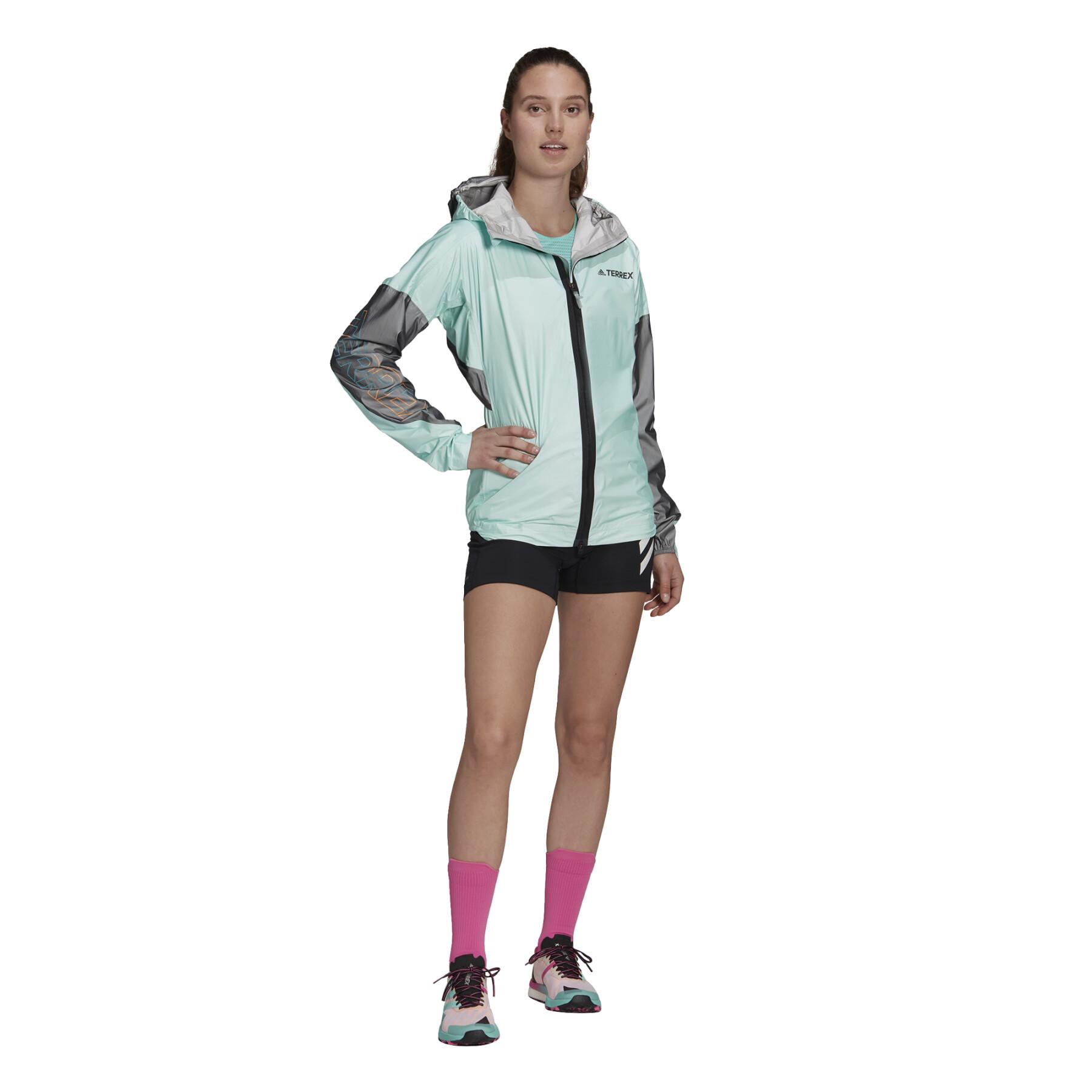 Regnjacka för kvinnor adidas Terrex Agravic Pro Trail Running