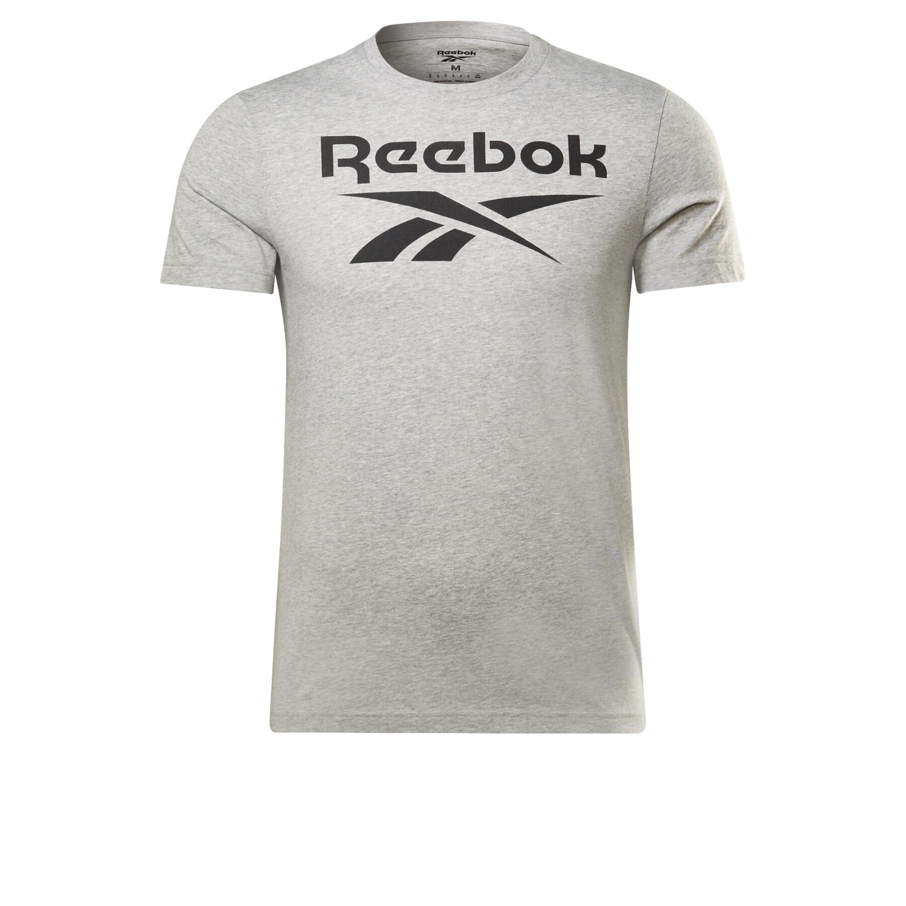 T-shirt med tryck Reebok Series Stacked
