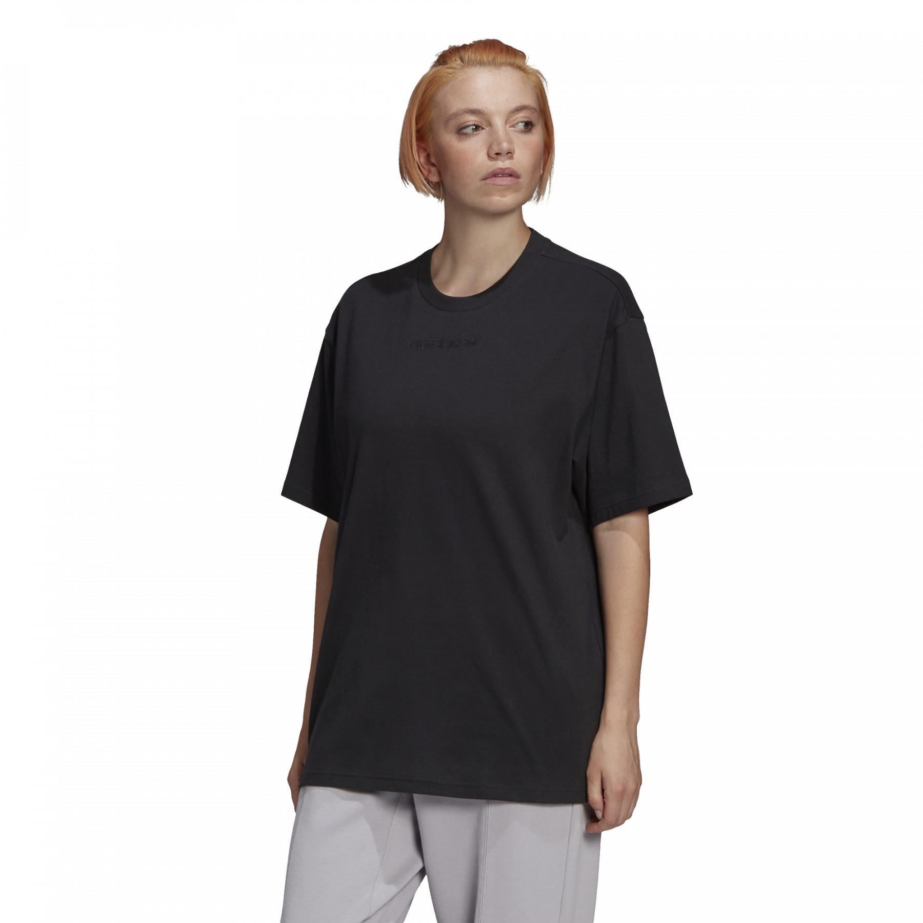 Kortärmad T-shirt med överdimensionerad passform för kvinnor adidas Originals