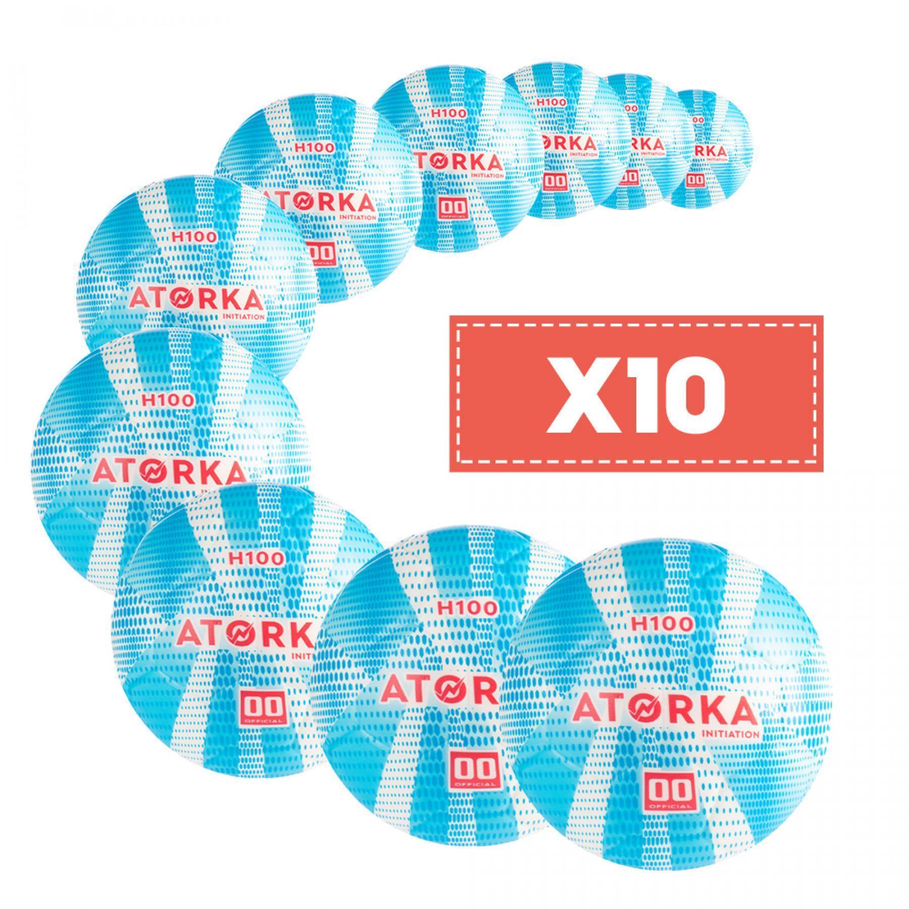 Förpackning med 10 ballonger för barn Atorka H100 Initiation