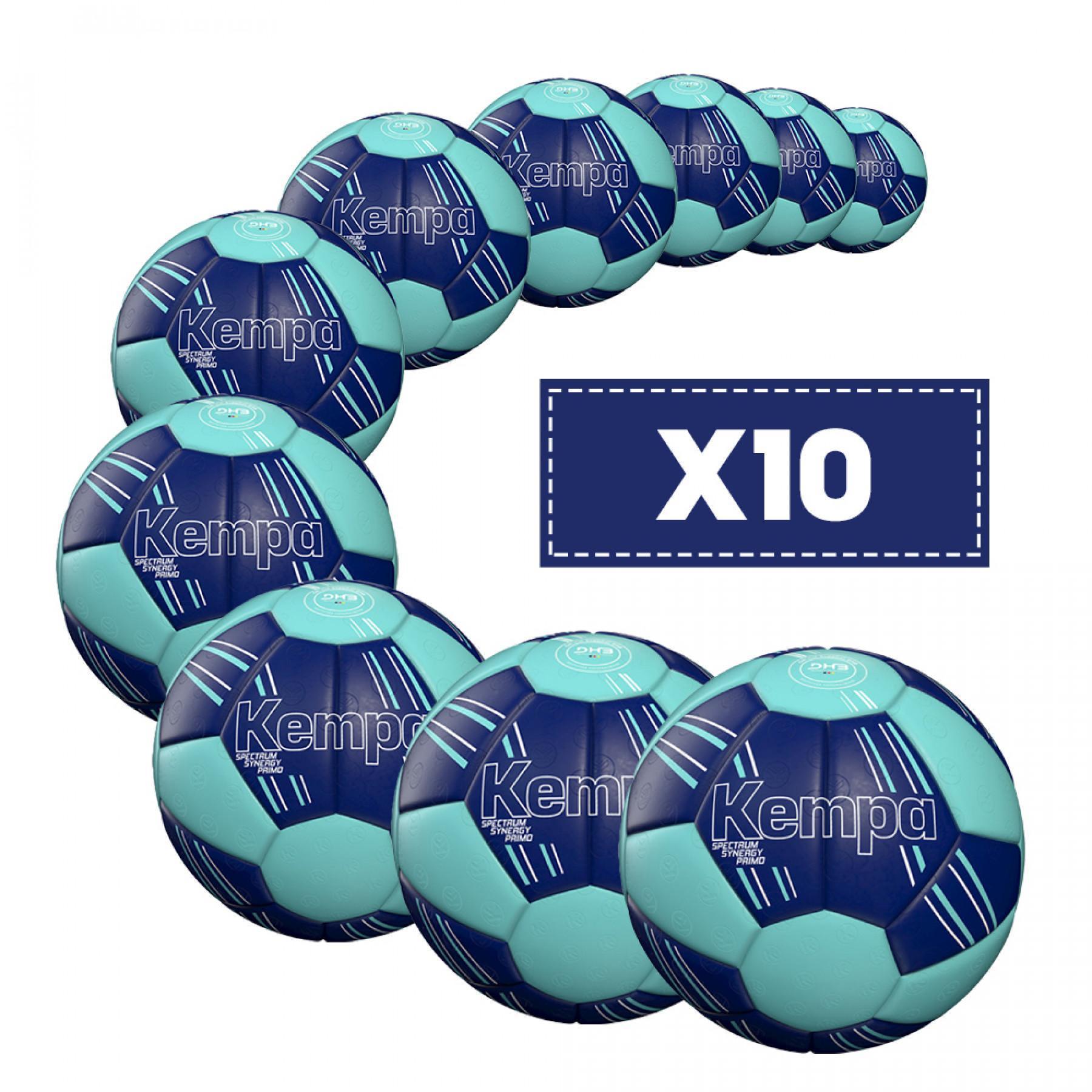 Förpackning med 10 ballonger Kempa Spectrum Synergy Primo
