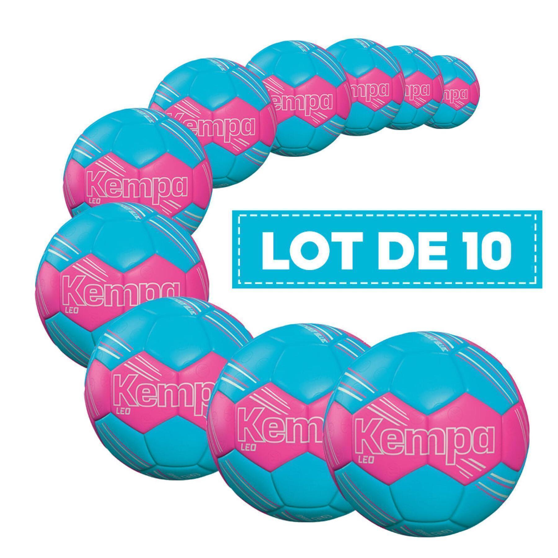 Förpackning med 10 ballonger Kempa Leo