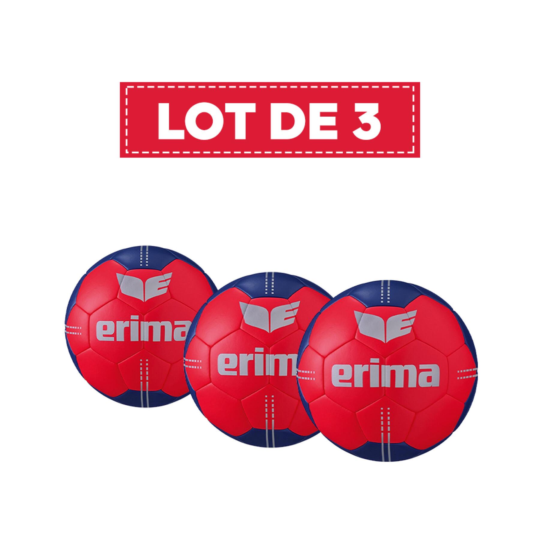 Uppsättning med 3 ballonger Erima Pure Grip No. 3 Hybrid