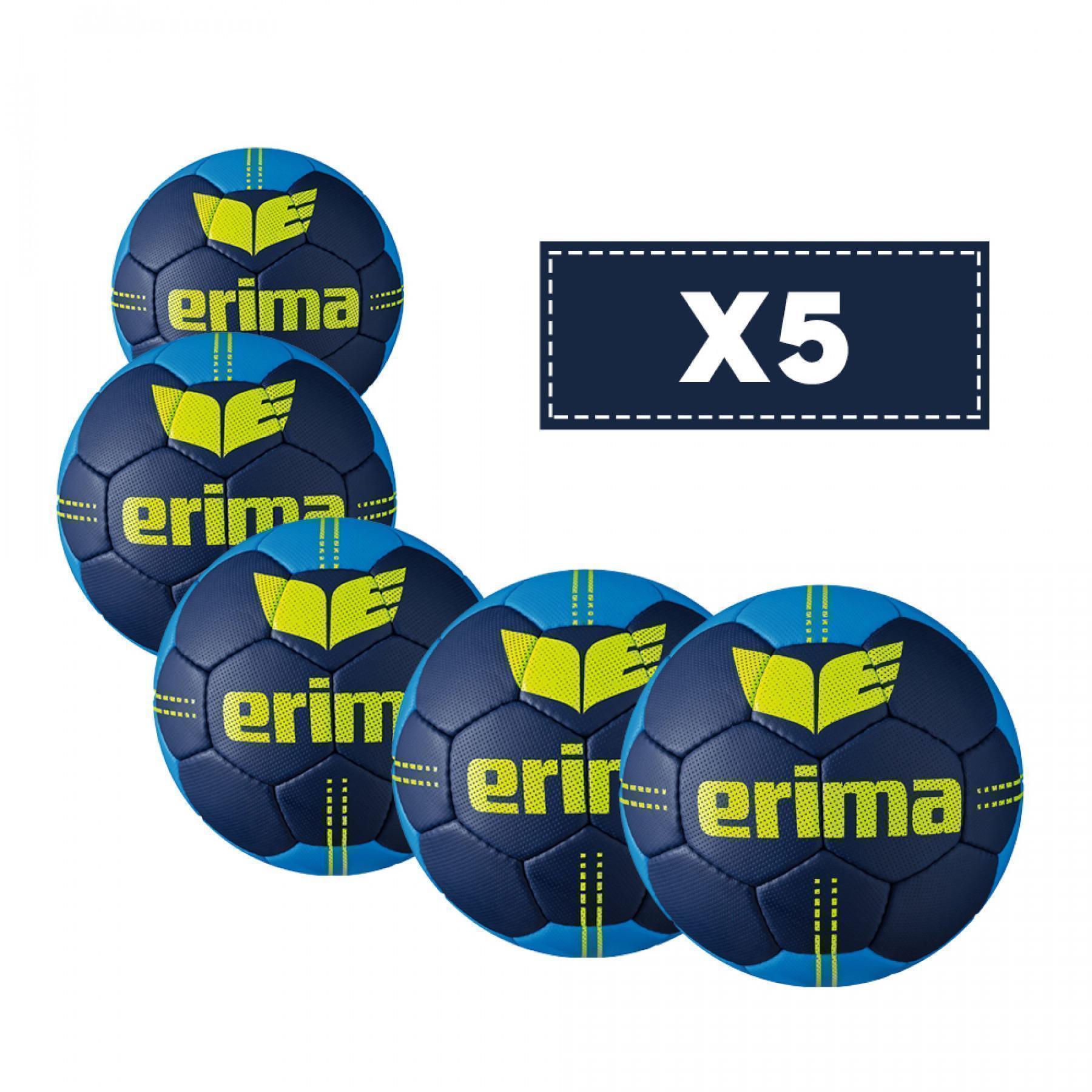 Förpackning med 5 ballonger Erima Pure Grip 2.5
