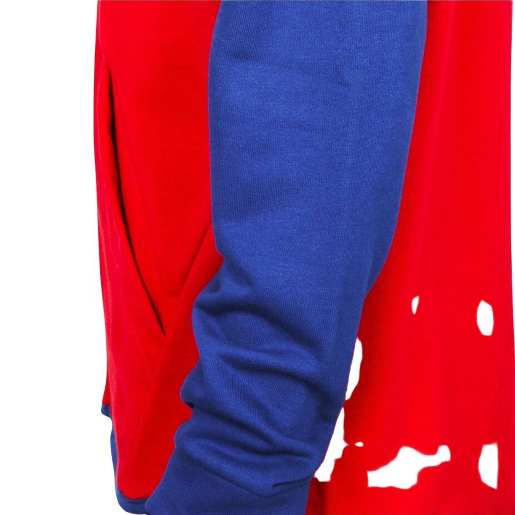 Sweatshirt med huva för barn Peak zip bi-color élite