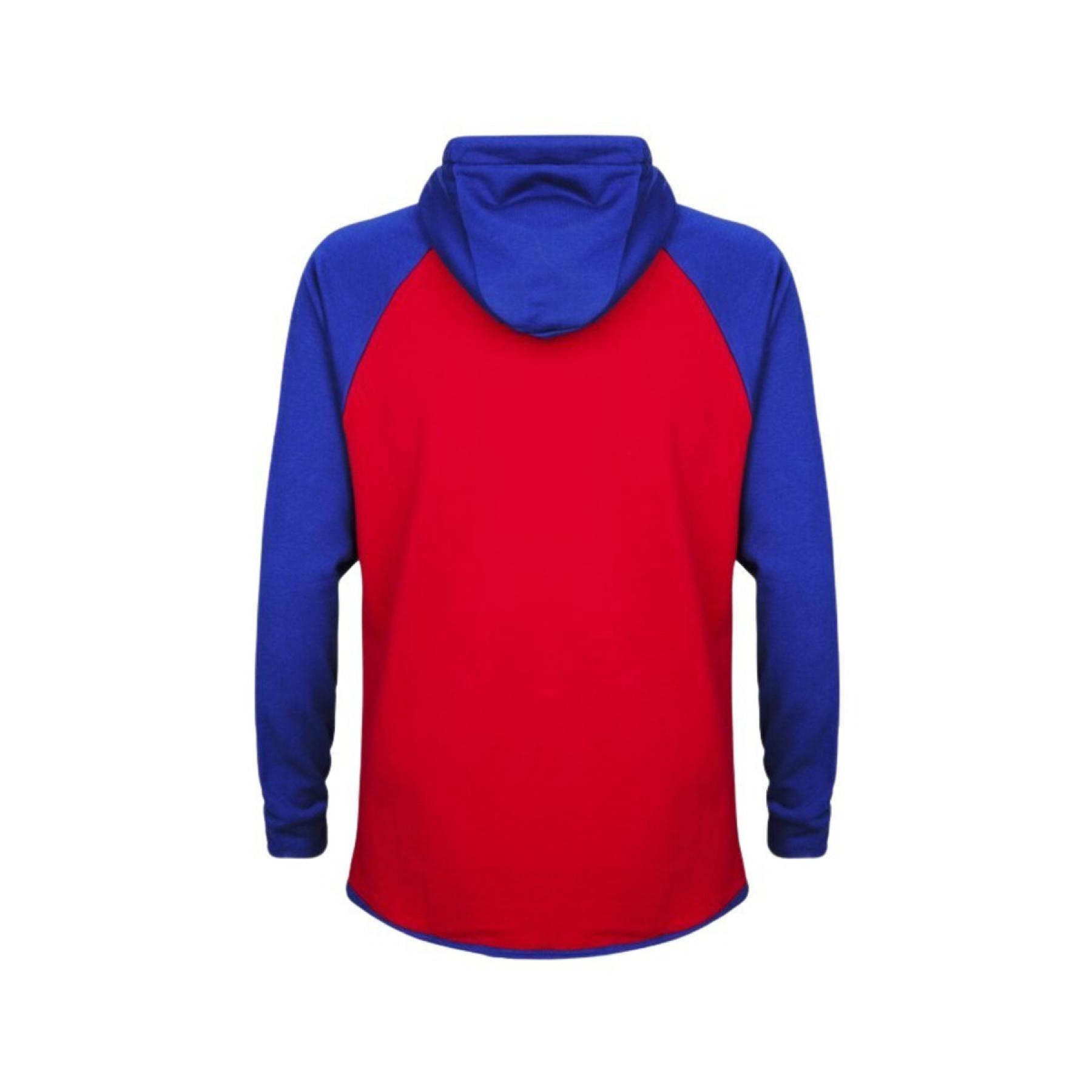 Sweatshirt med huva Peak zip bi-color élite