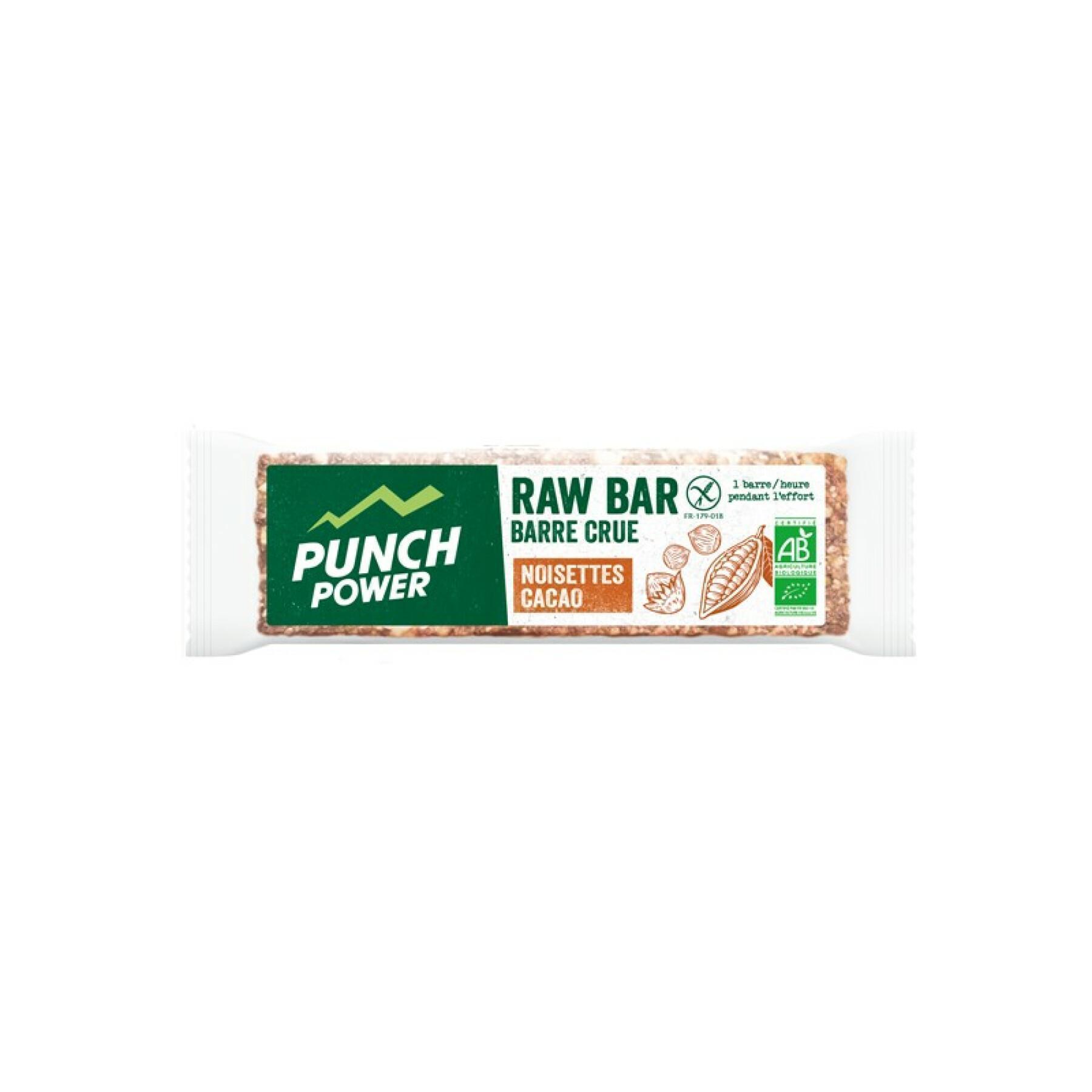 Visa 20 energikakor Punch Power Rawbar Noisettes cacao