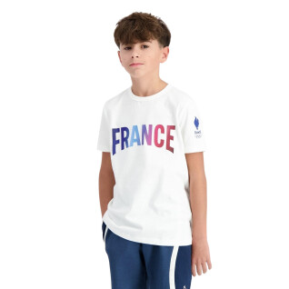 T-shirt för barn Le Coq Sportif Paris 2024 N° 1