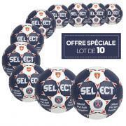 Förpackning med 10 ballonger Select Solera Replica PSG Handball