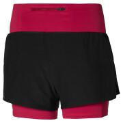 Shorts för kvinnor Mizuno 2in1 4.5