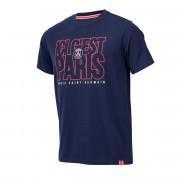 T-shirt för barn PSG Weeplay Ici c'est Paris