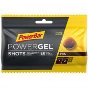 Förpackning med 24 shots PowerBar PowerGel 60gr