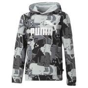 Sweatshirt med huva för barn Puma ESS+ Street Art Aop TR