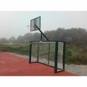 Set med 2 futsal-/handbollsmål med basketkorg Softee Equipment